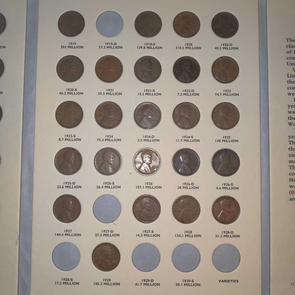 Lincoln Cents Volume One 1909 - 1929 Archival Quality   coin collectible [Barcode 675346100044] - Main Image 3