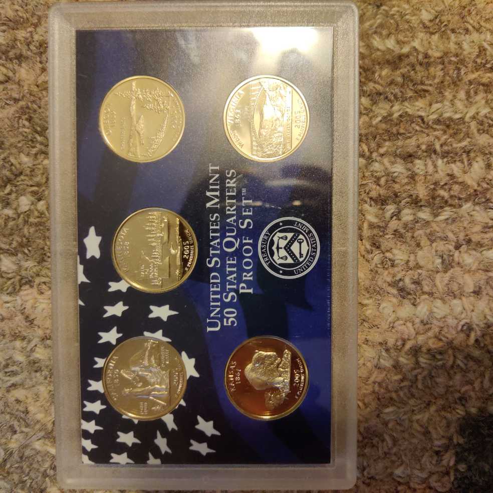 Standard 2000-S US Mint Proof Set Including (5) State Quarters