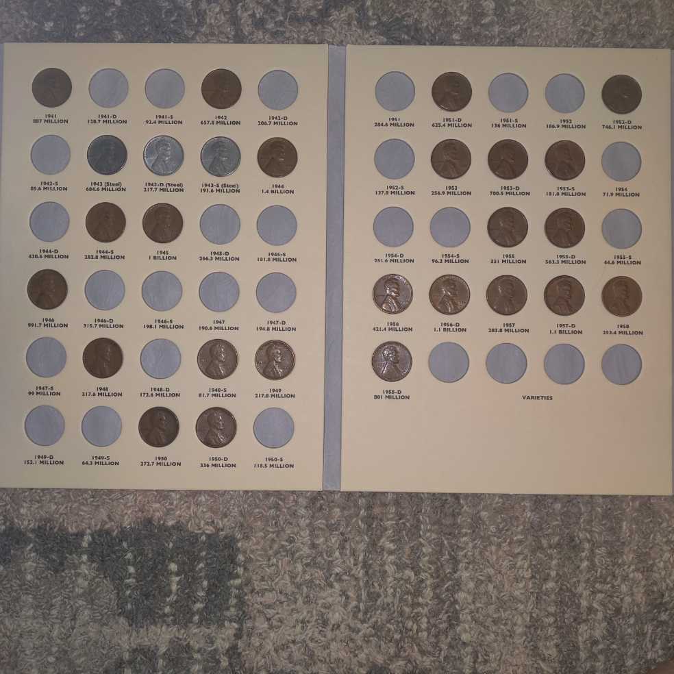 Lincoln Cents Volume Two 1930 - 1958 Archival Quality   coin collectible [Barcode 675346100051] - Main Image 3