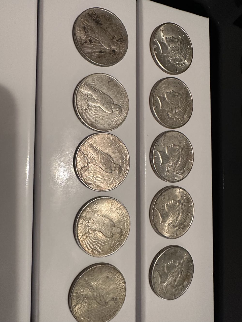 Peace Silver Dollar Coin (1922-26, 1934-35, VG)  coin collectible - Main Image 2