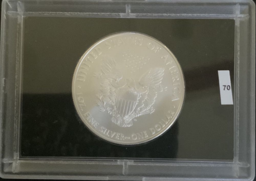 American Silver Eagle (BU) 2010, #70  coin collectible - Main Image 3