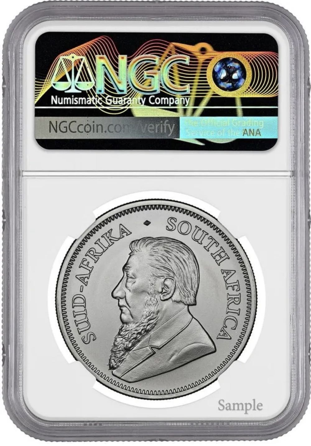 Krugerrand S. Africa 5th Anniversary NGC MS69 - #56 coin collectible - Main Image 3