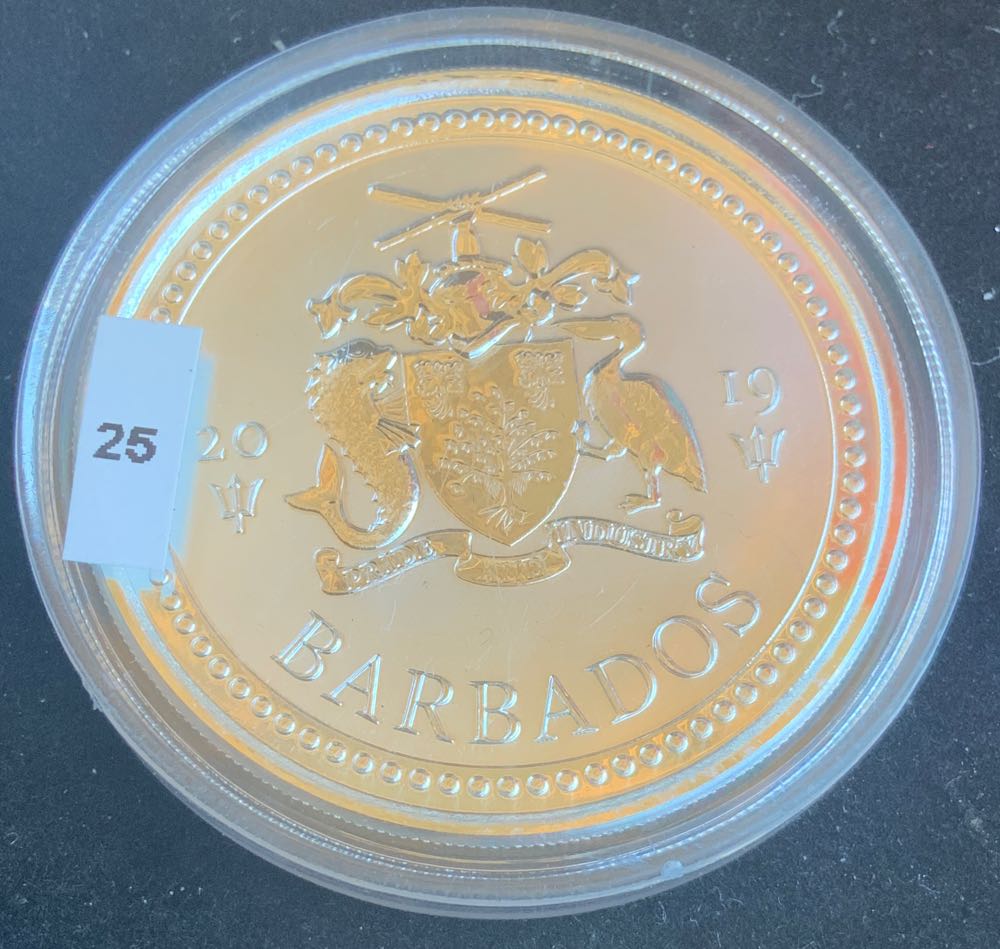 Barbados trident - #25  coin collectible - Main Image 3