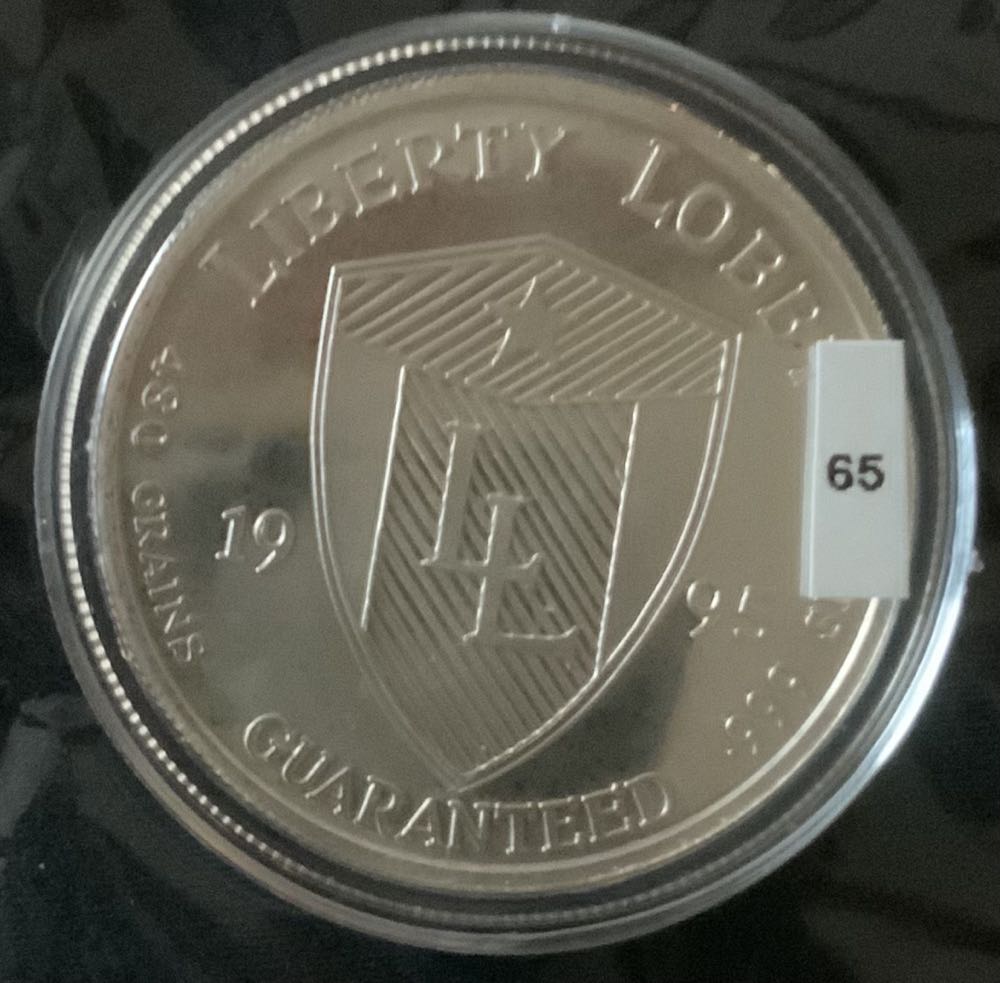 Thomas Jefferson 1995 Generic Round Bullion, #65  coin collectible - Main Image 3