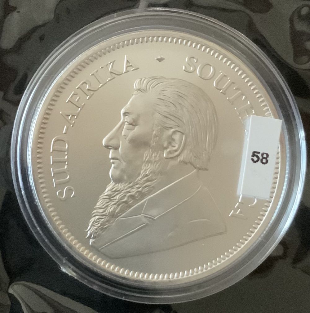 Krugerrand South Africa Silver 1 Rand coins, 2 of 5, #58  coin collectible - Main Image 4