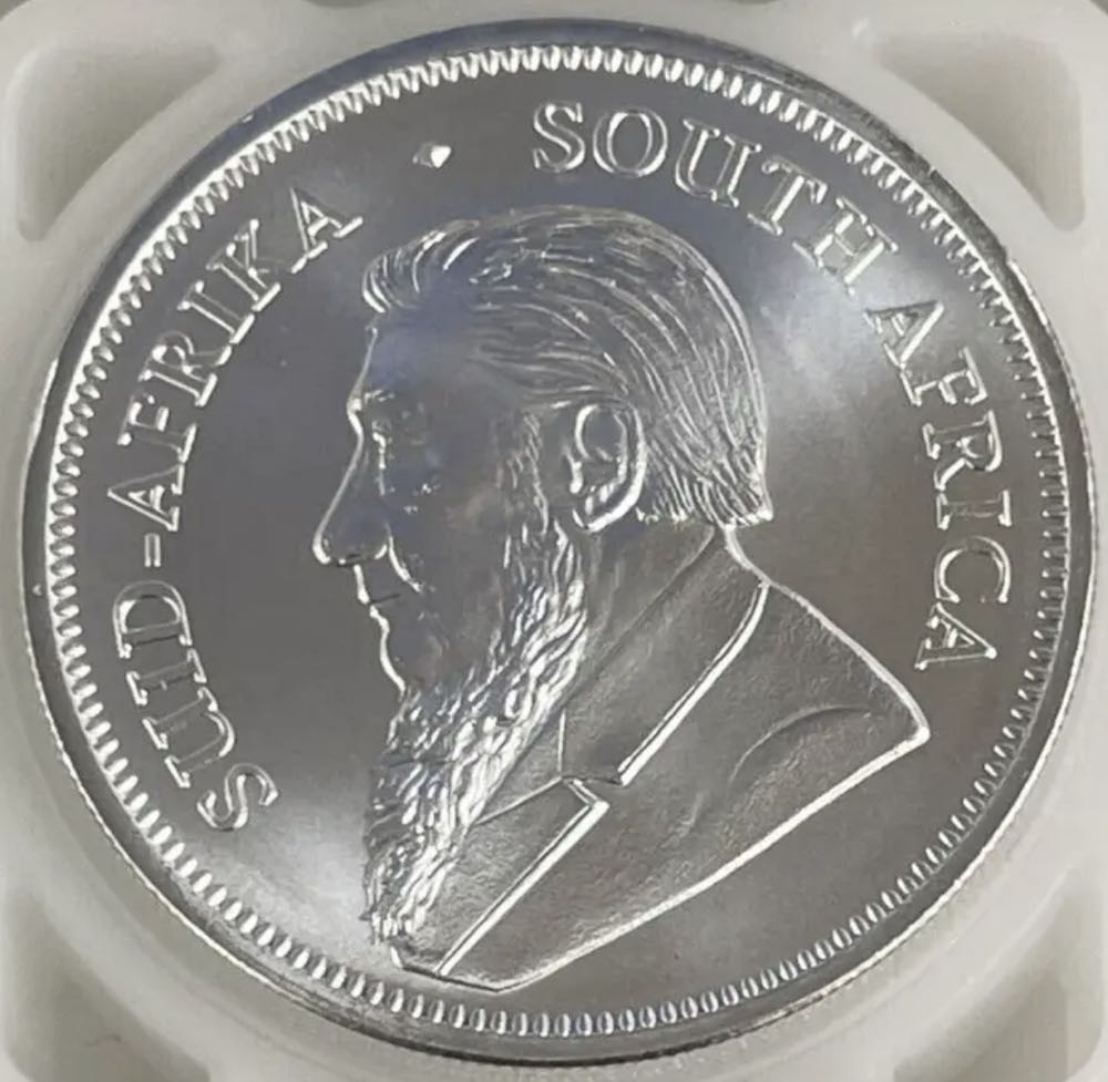 Krugerrand South Africa Silver 1 Rand coins, 3 of 5, #59  coin collectible - Main Image 2