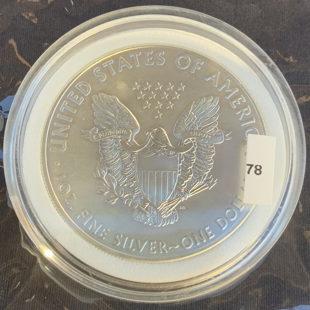 American Silver Eagle, 2016, #78  coin collectible - Main Image 3