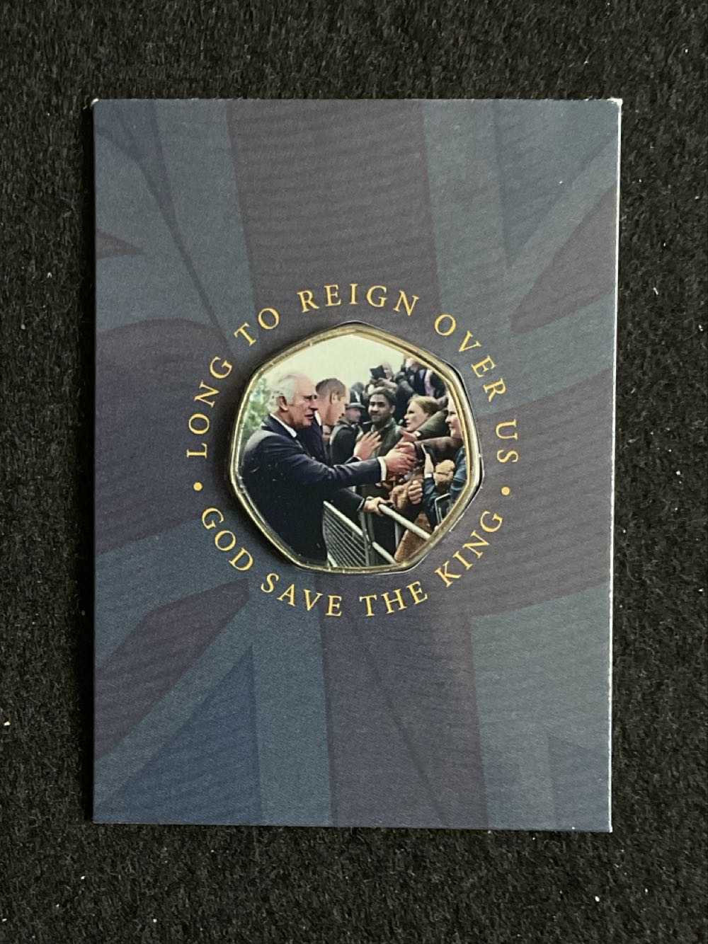 Greeting Mourners In Queue Medal coin collectible - Main Image 1