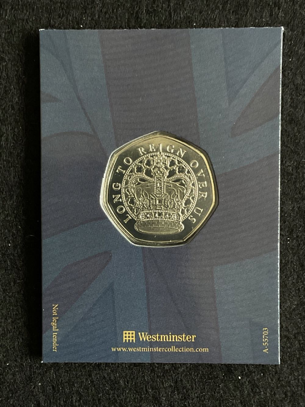 Greeting Mourners In Queue Medal coin collectible - Main Image 2