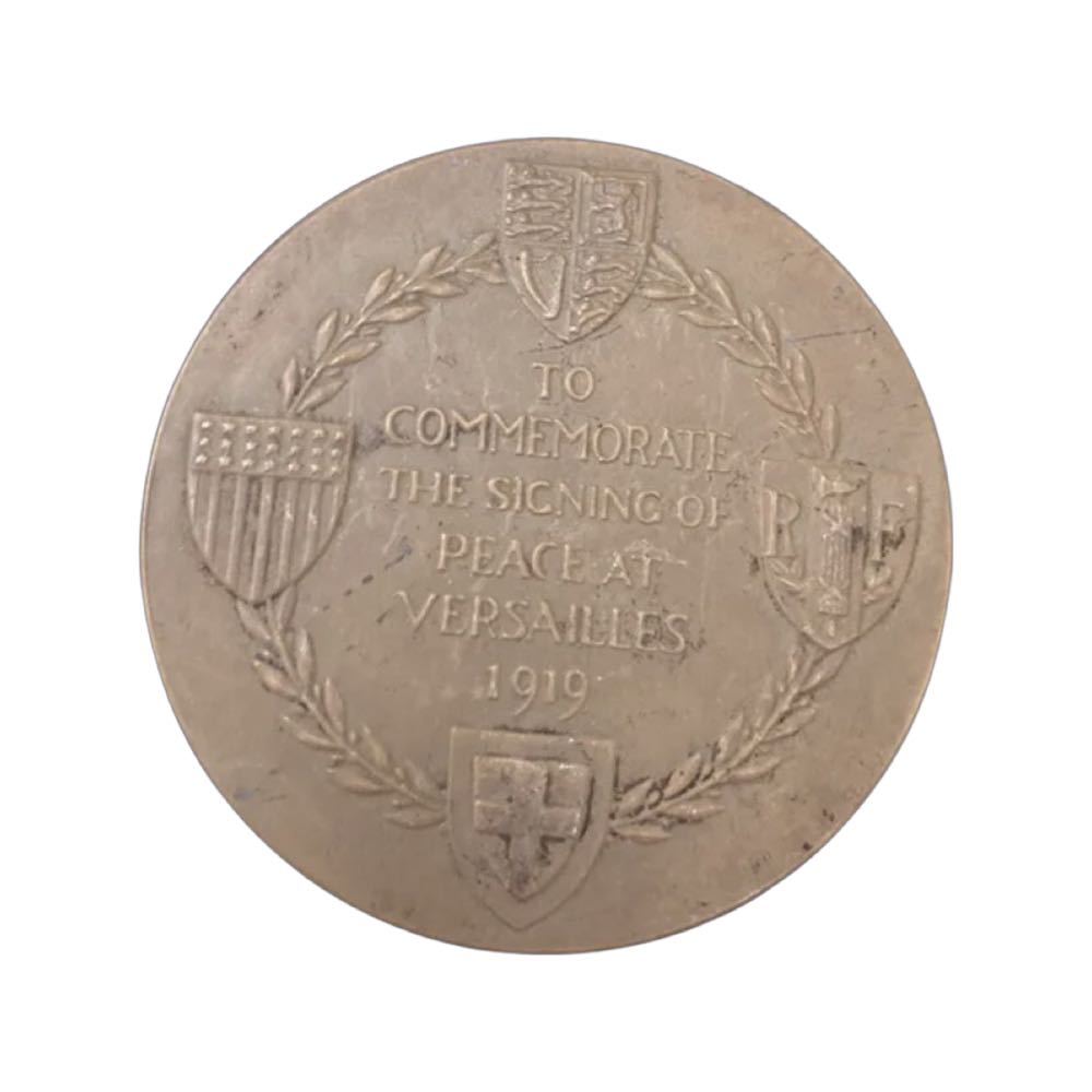 Treaty Of Versailles Commemorative Medal  coin collectible - Main Image 2