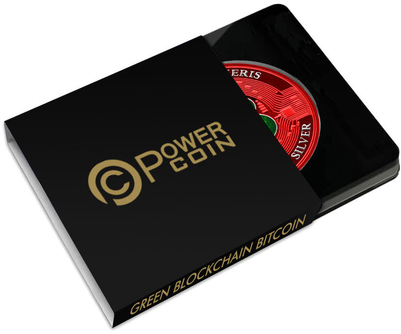 Niue. 2 Dollars 2022 “GREEN BLOCKCHAIN BITCOIN PowerChrome Red” - 1 Oz Silver Coin  coin collectible - Main Image 4