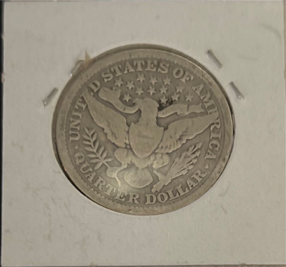 Barber Quarter - 1898 P  coin collectible - Main Image 2