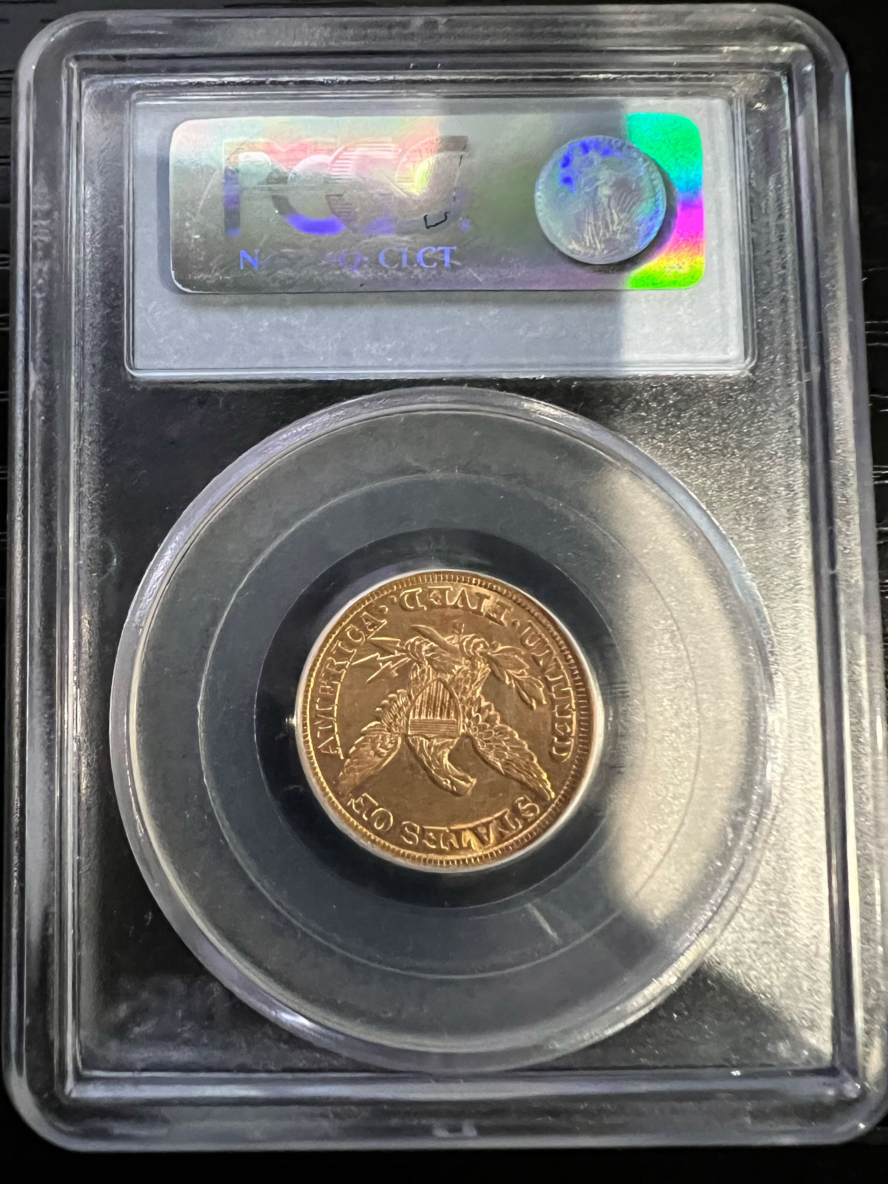 1859-S $5 Gold  coin collectible - Main Image 2