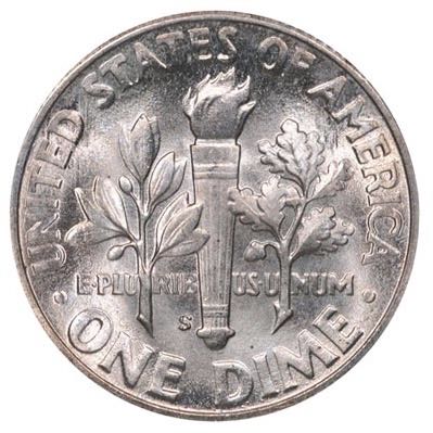 Roosevelt Dime  coin collectible - Main Image 2
