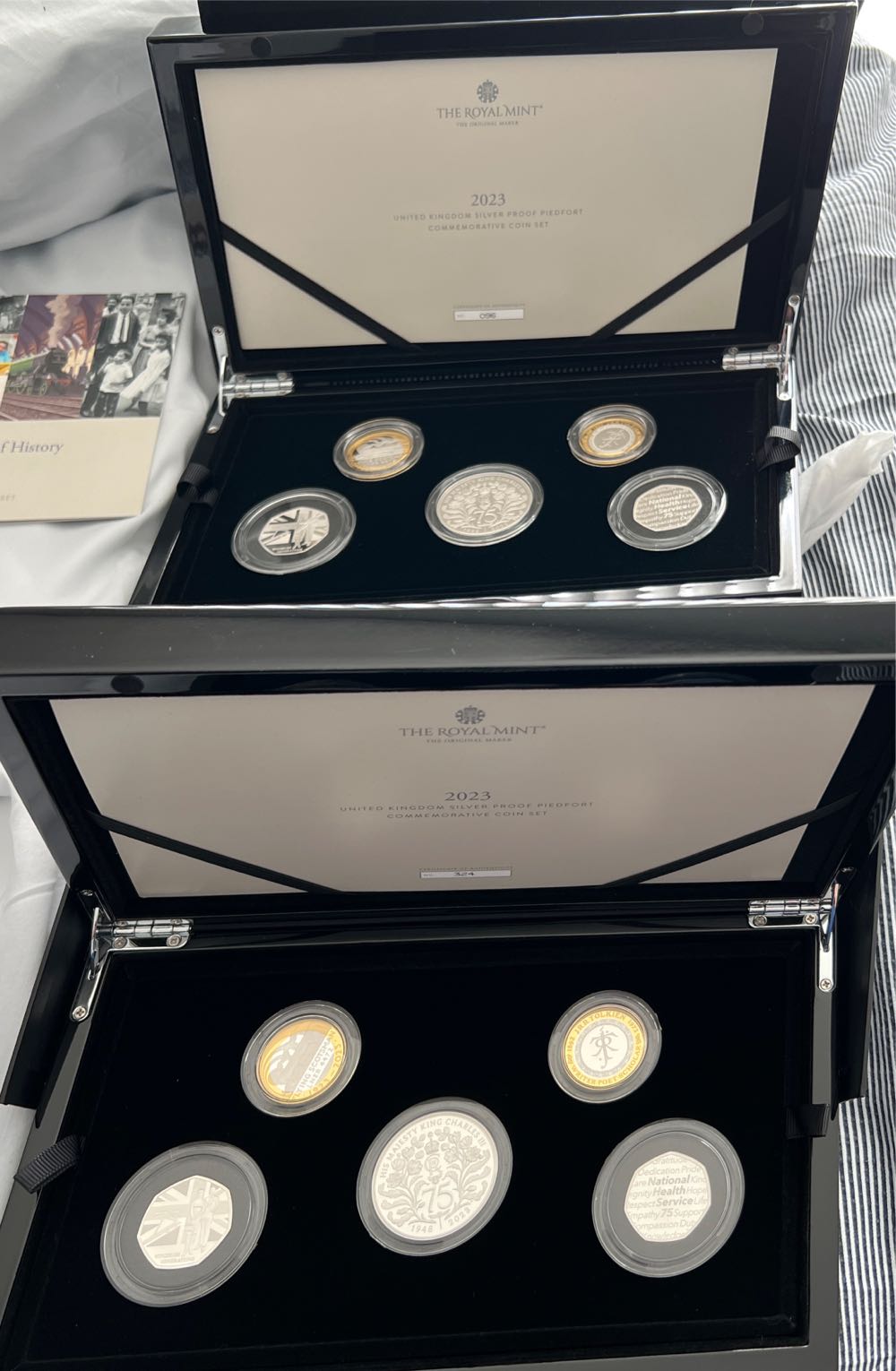 2023 UK Silver Proof Piedfort Commemorative Coin Set  coin collectible - Main Image 2