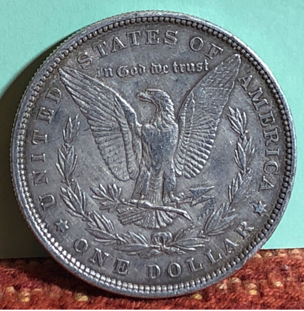 1880 Morgan Silver Dollar  coin collectible - Main Image 2