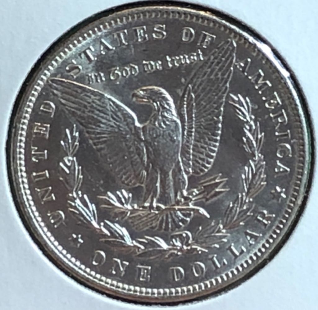 Morgan Silver Dollar 1891  coin collectible - Main Image 2
