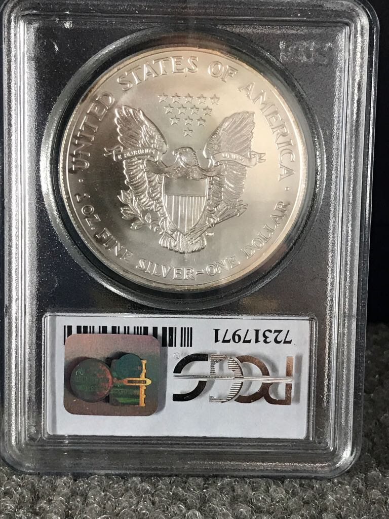 2003 Silver Eagle  coin collectible - Main Image 2