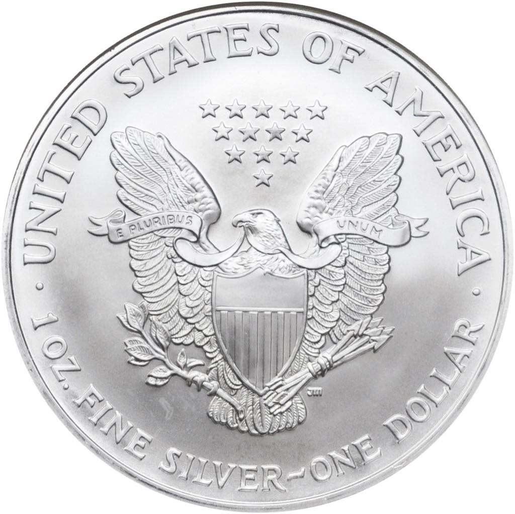 2005 Silver Eagle  coin collectible - Main Image 2
