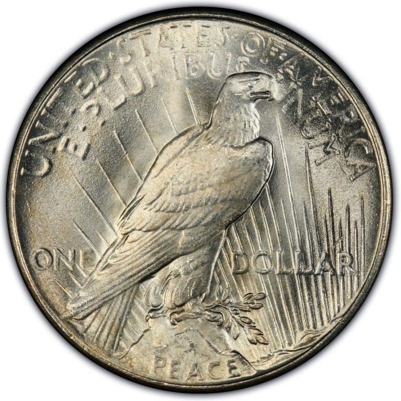 Peace Silver Dollar 1935 S  coin collectible - Main Image 2