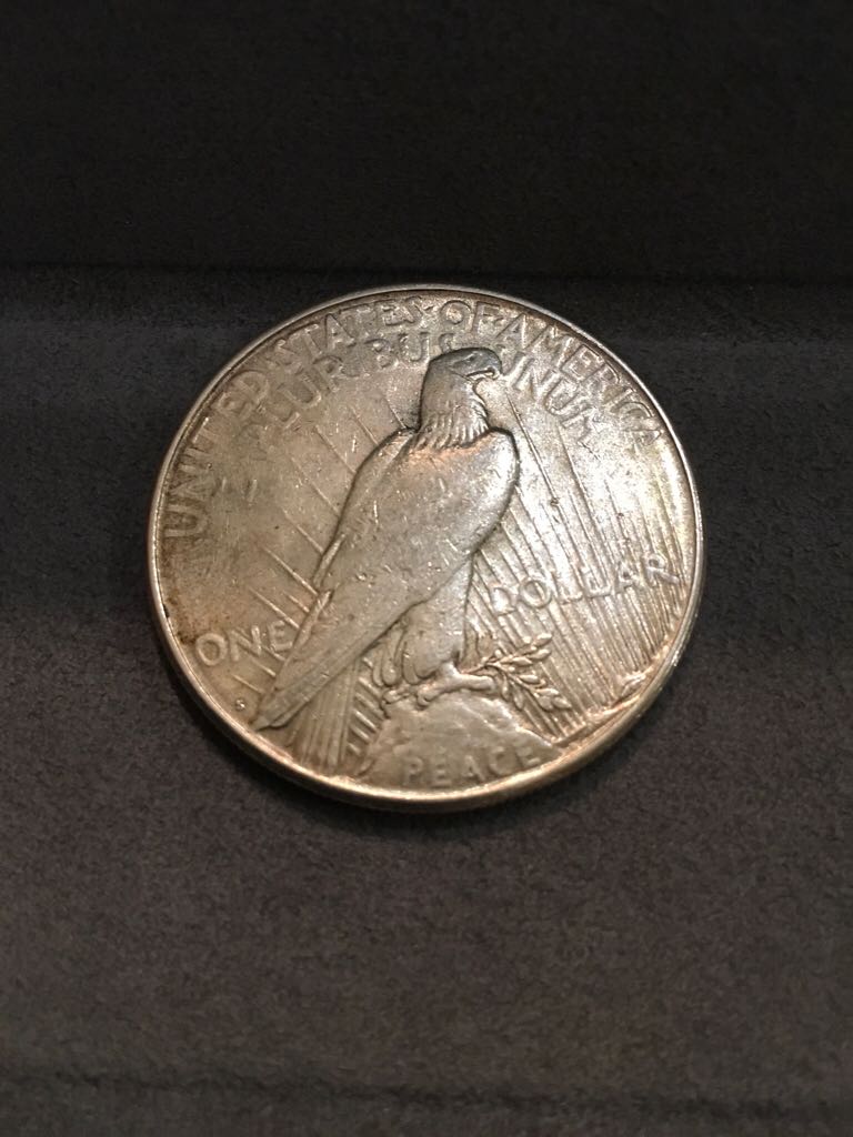 1923 S Peace Dollar  coin collectible - Main Image 2