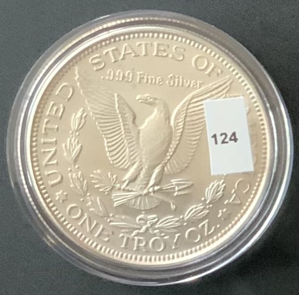 Morgan Dollar Design - #124  coin collectible - Main Image 3