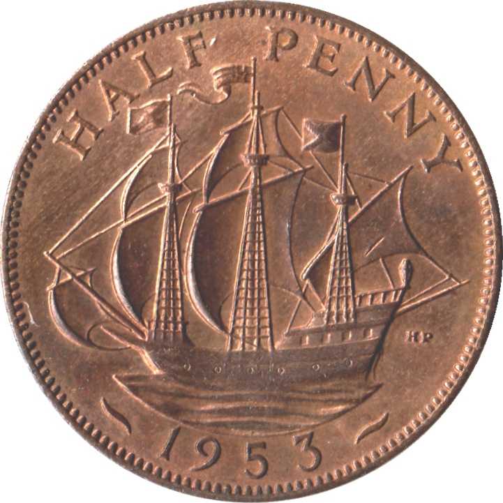 Great Britain Half Penny  coin collectible - Main Image 2