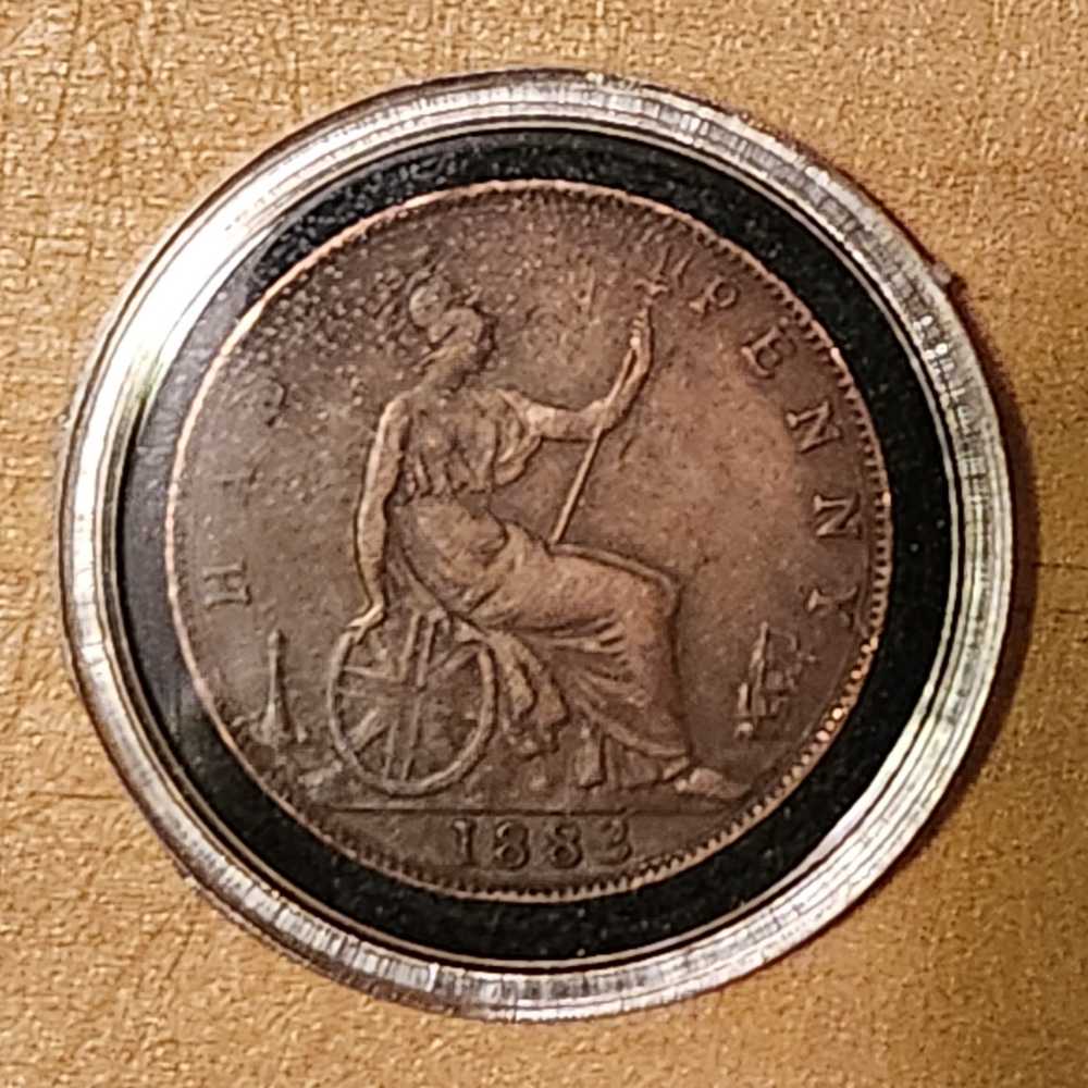 UK Half Penny  coin collectible - Main Image 2