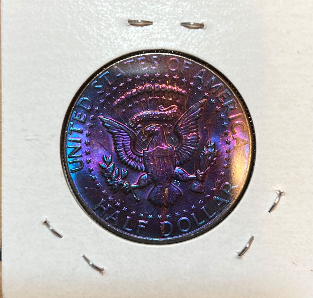 Kennedy Half Dollar - 1970 Toned  coin collectible - Main Image 2