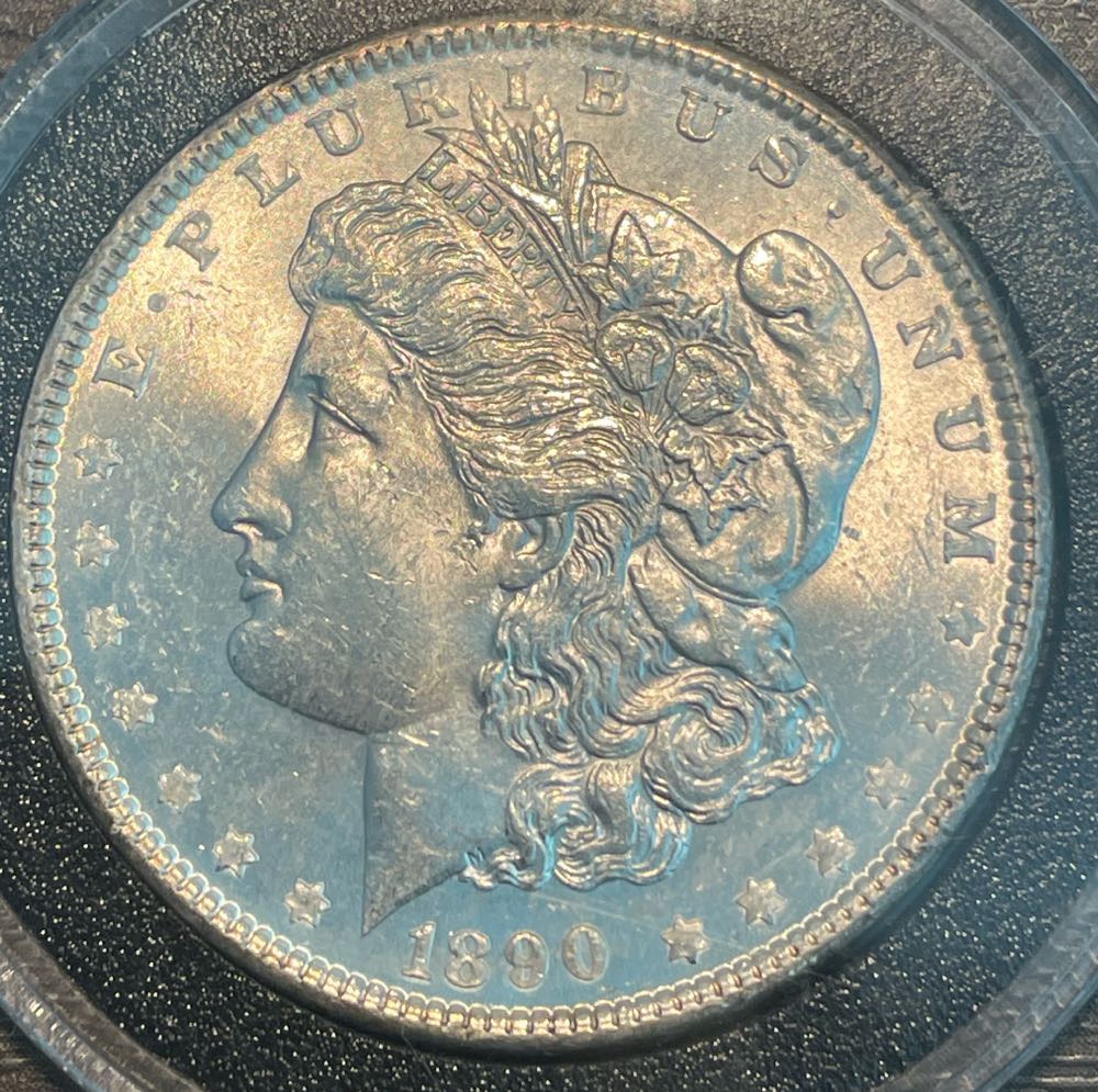 1890 Morgan Silver Dollar  coin collectible - Main Image 2
