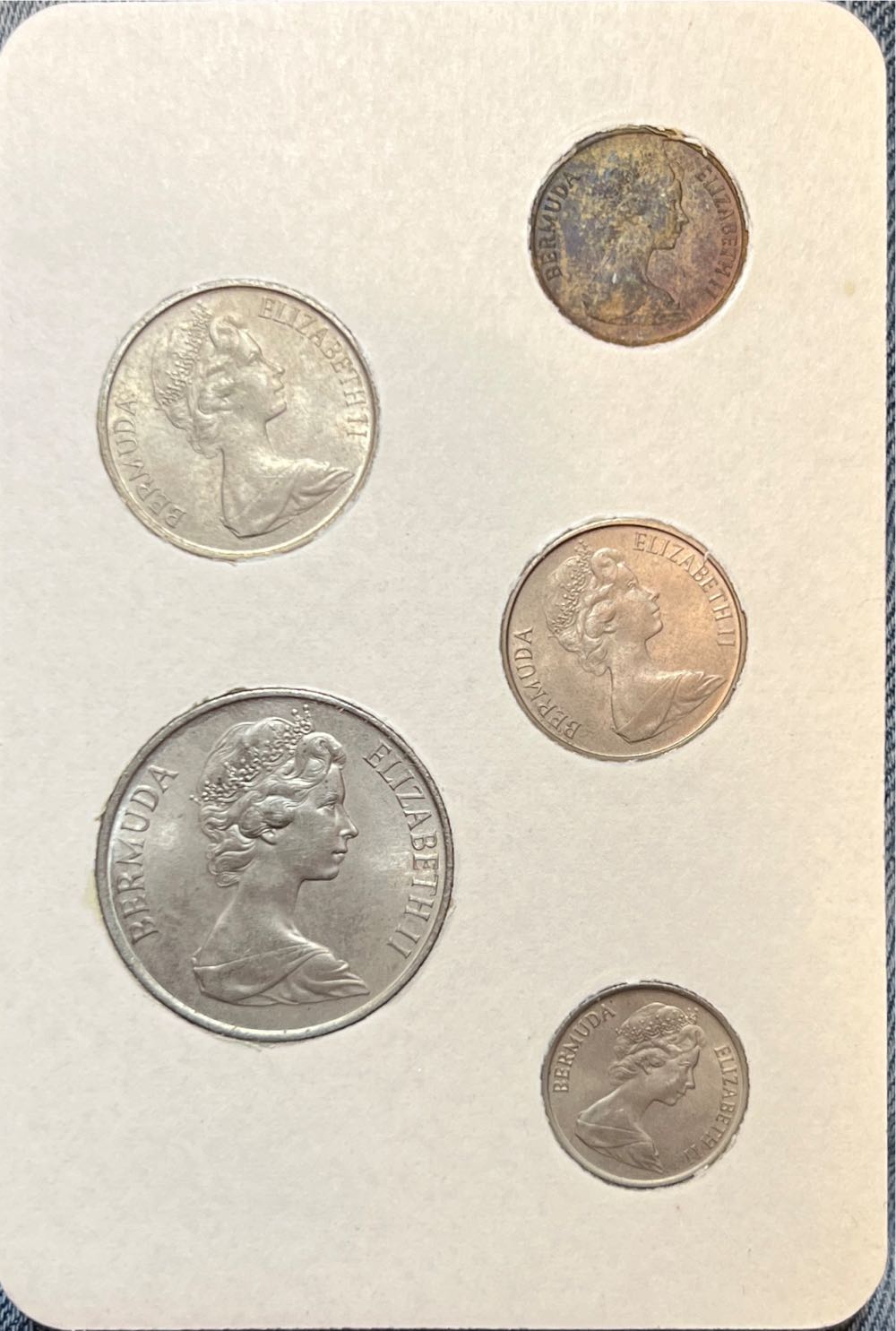 Bermuda First Decimal Coins - 1970  coin collectible - Main Image 3