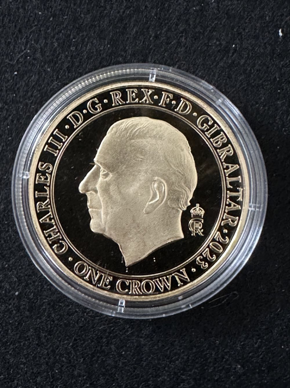 King Charles III Coronation The Sovereigns Orb Gold Plated Half Crown  coin collectible - Main Image 2