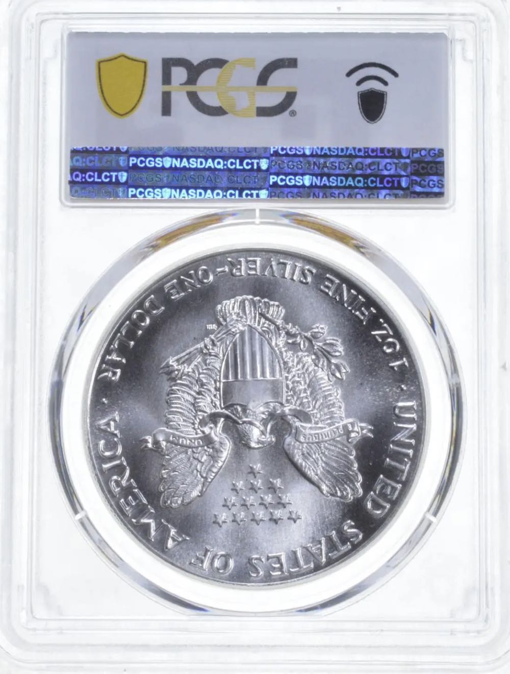 American Silver Eagle 1987 Blue Label - #123  coin collectible - Main Image 2