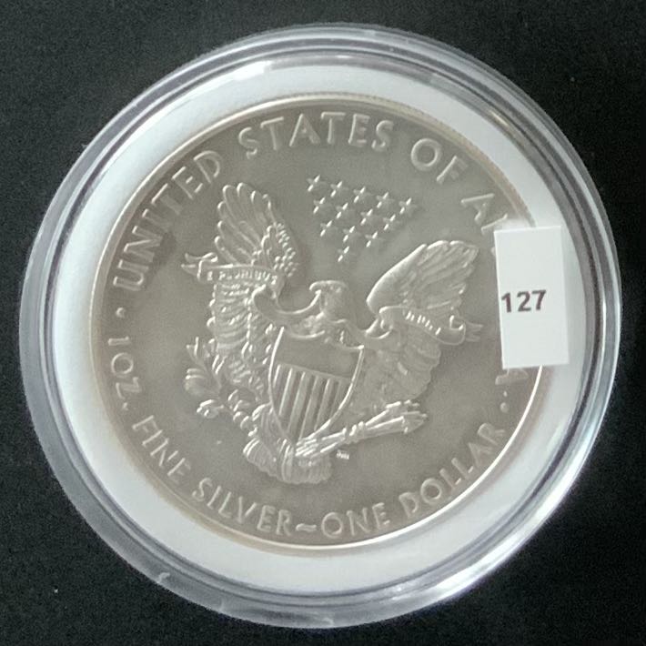 American Silver Eagle 2021 #127  coin collectible - Main Image 3