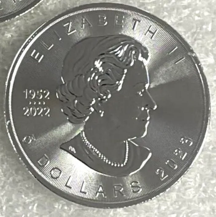 Canada Silver Maple Leaf $5, 2023, #117  coin collectible - Main Image 2