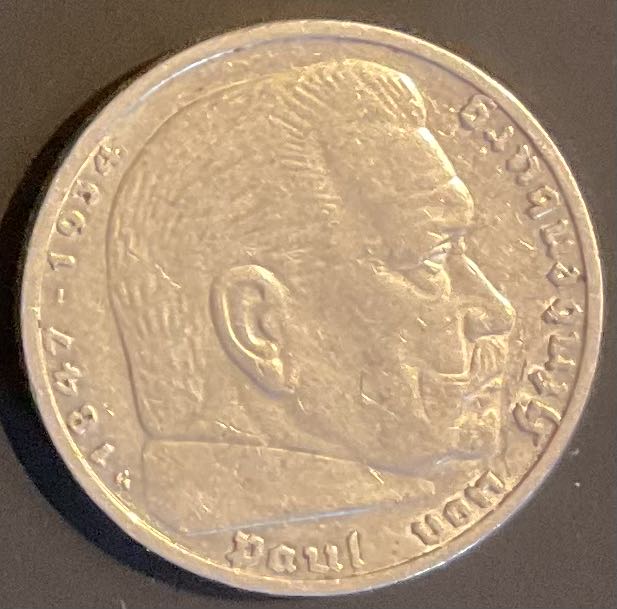 Germany - 5 Reichmark 1936A  coin collectible - Main Image 2