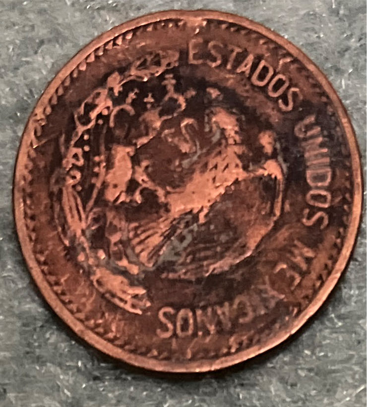 Mexican 20 Centavos  coin collectible - Main Image 2