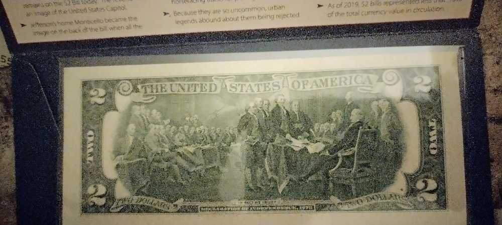 The United States Of America 2 Dollar Bill  coin collectible - Main Image 2