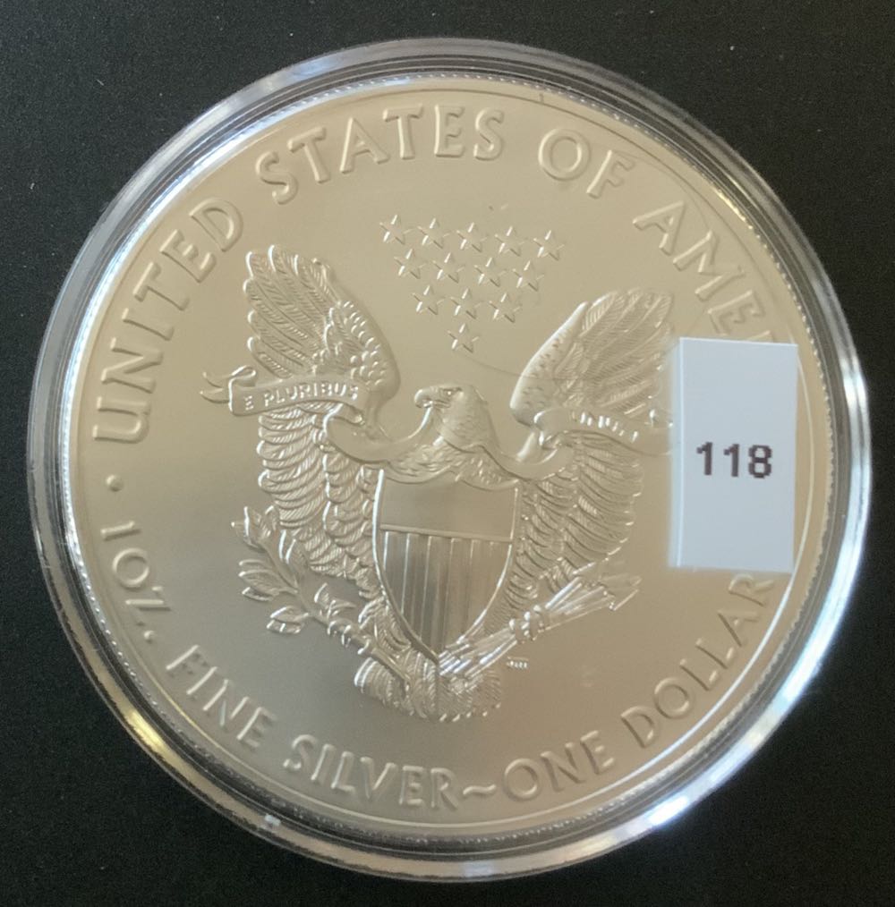 American Silver Eagle 2018, BU - #118  coin collectible - Main Image 3