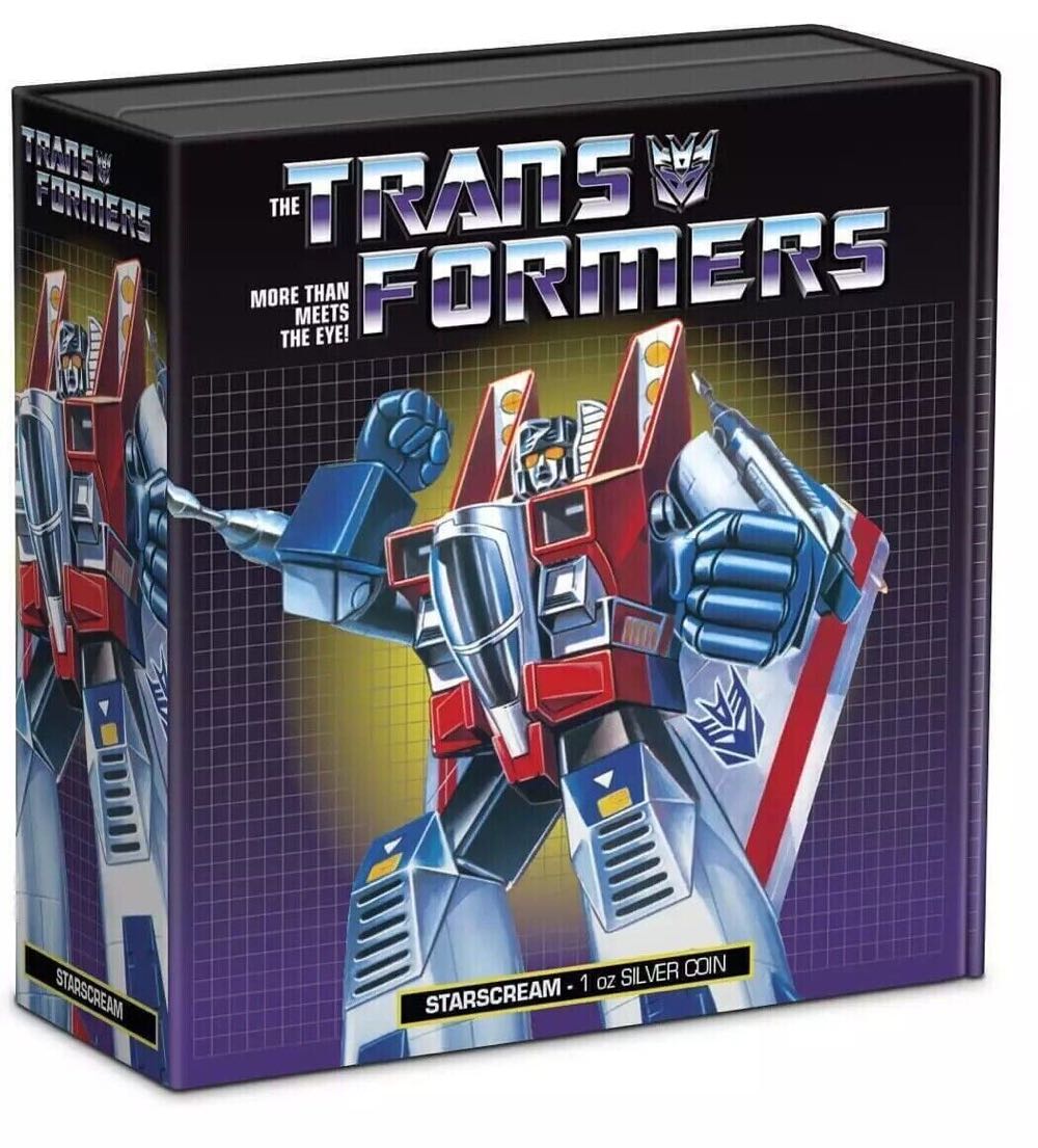 TRANSFORMERS 1984 (5.) Niue 2023 $2 TRANSFORMERS 1984 “Starscream”  coin collectible - Main Image 3