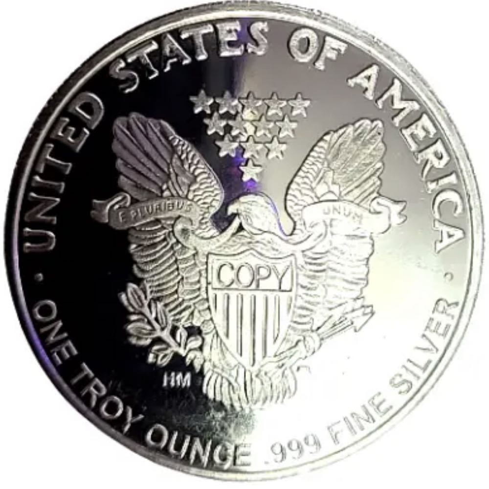 Walking Liberty  Round HM -#136  coin collectible - Main Image 2