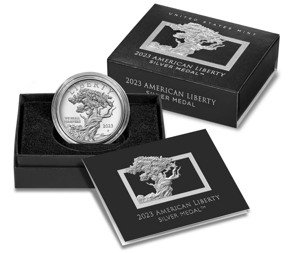 2023 American Liberty Silver Medal - P  coin collectible - Main Image 4
