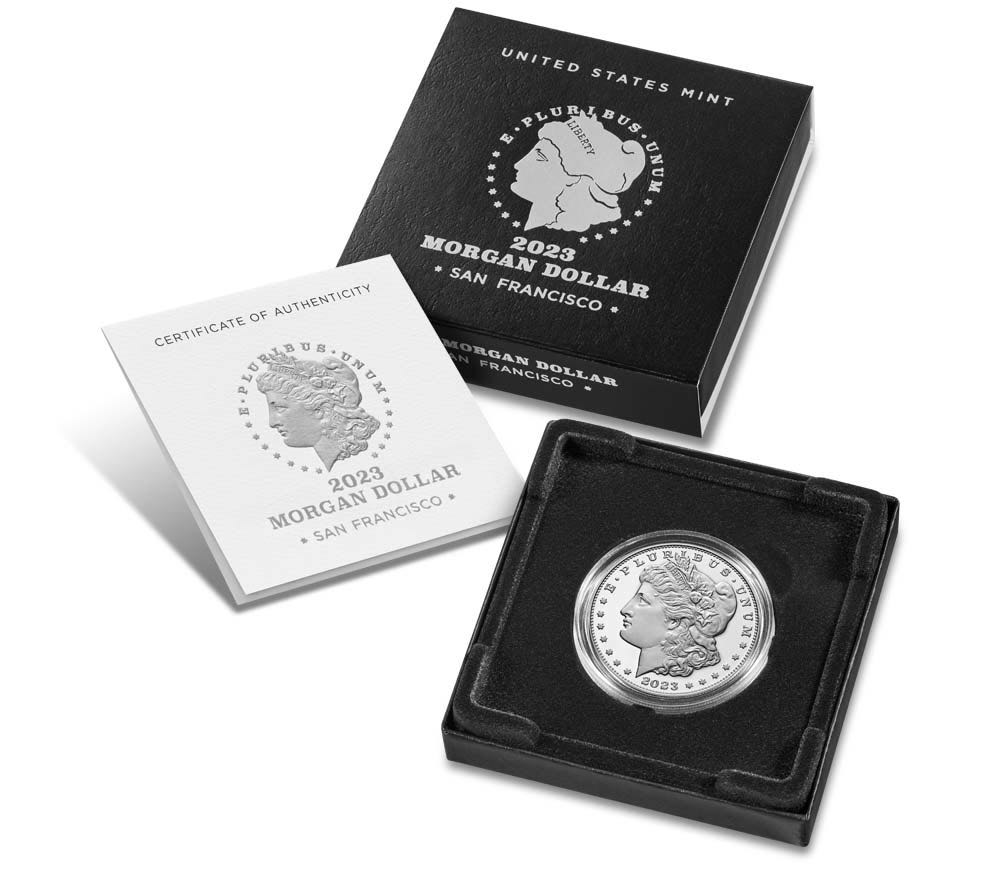 2023 Morgan Silver Dollar Proof Coin - S  coin collectible - Main Image 4