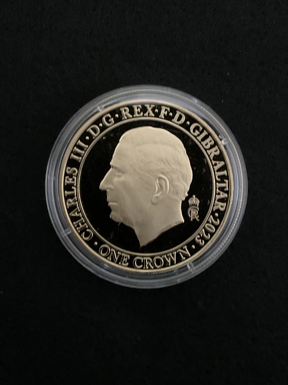 King Charles III Coronation The Sovereigns Sceptre Gold Plated Half Crown  coin collectible - Main Image 2