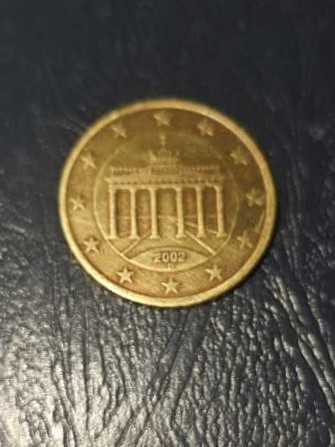 2002-d 50 Euro Cents  coin collectible - Main Image 2
