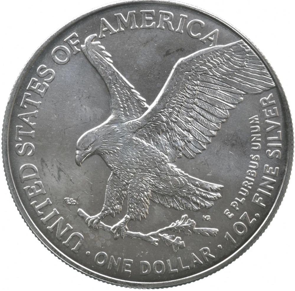American Silver Eagle 2021, #167  coin collectible - Main Image 2