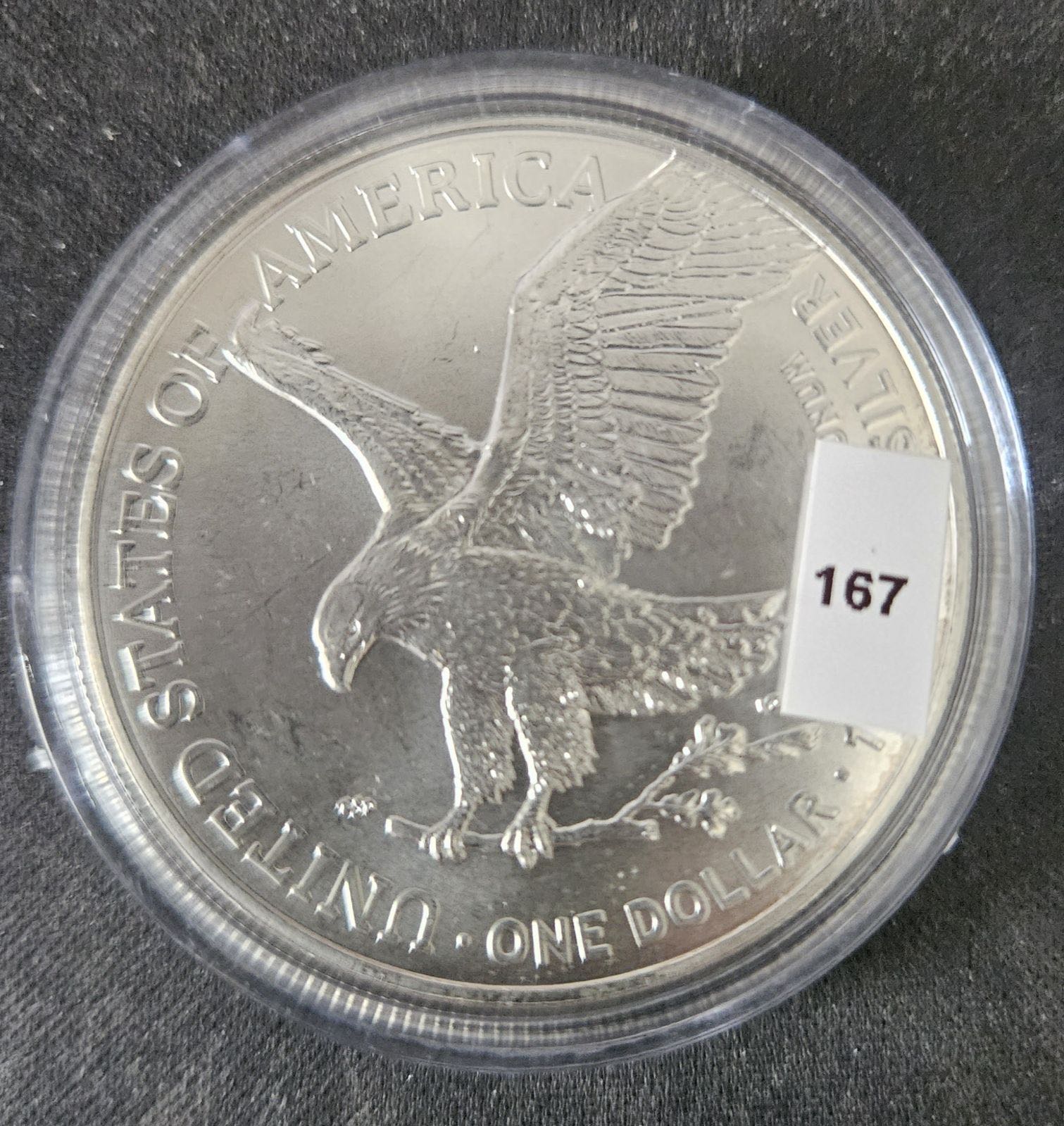 American Silver Eagle 2021, #167  coin collectible - Main Image 3