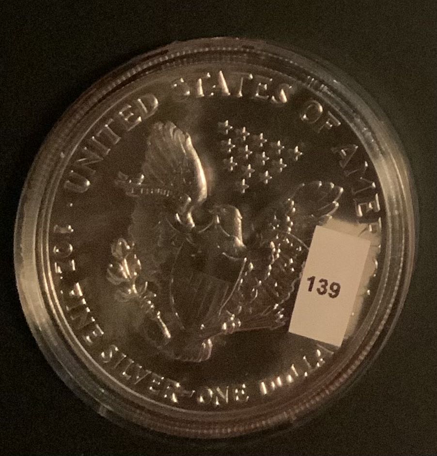 American Silver Eagle 2002 - #139  coin collectible - Main Image 3
