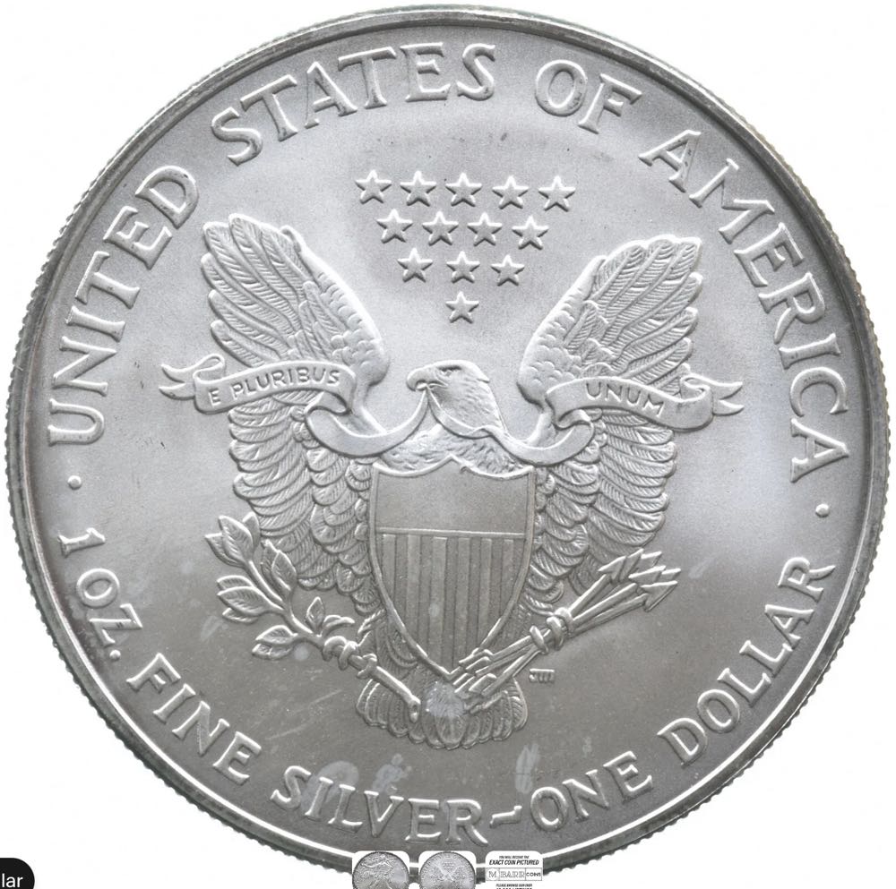 American Silver Eagle 2007, #165  coin collectible - Main Image 2