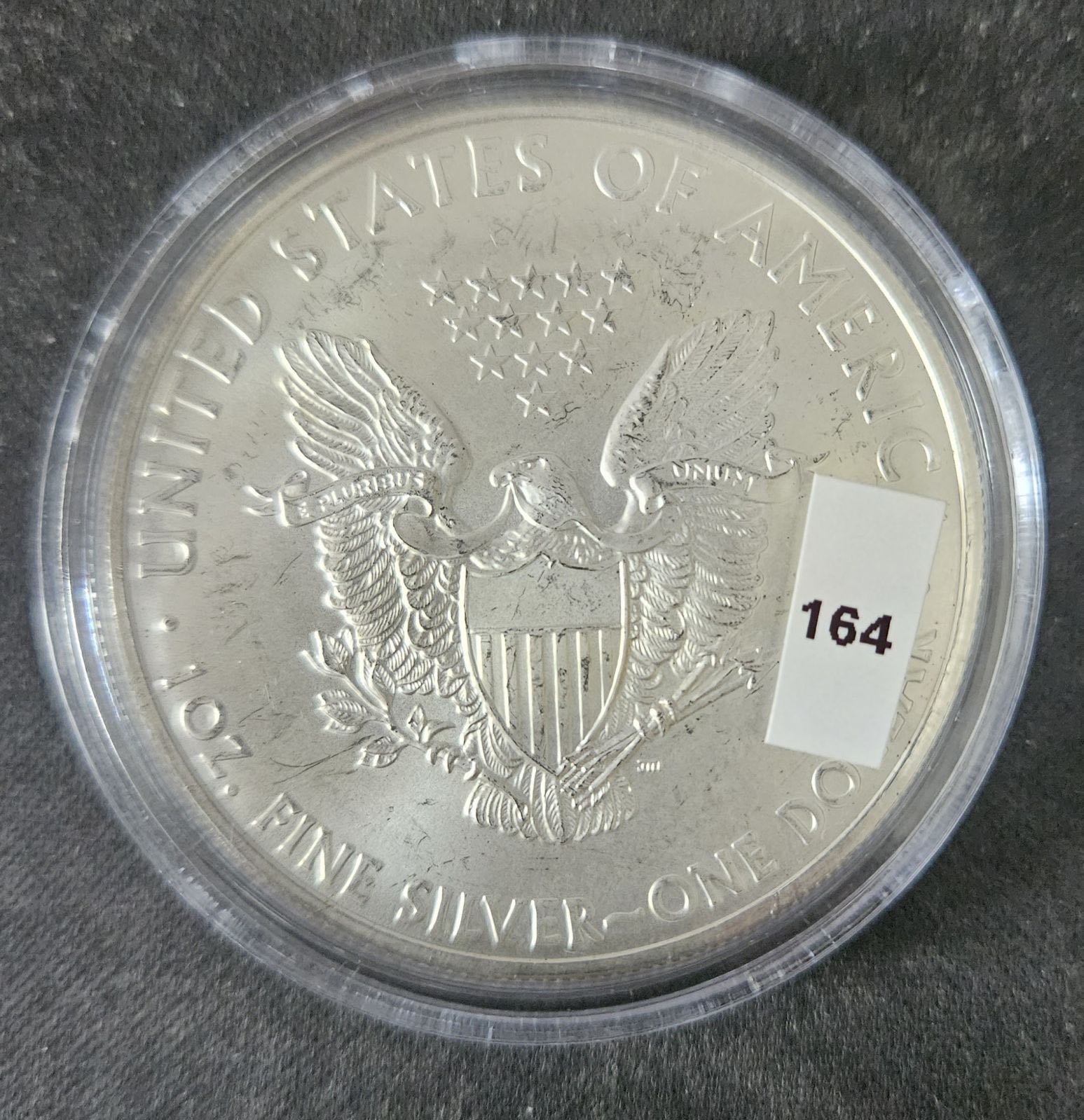 American Silver Eagle 2009, #164  coin collectible - Main Image 3